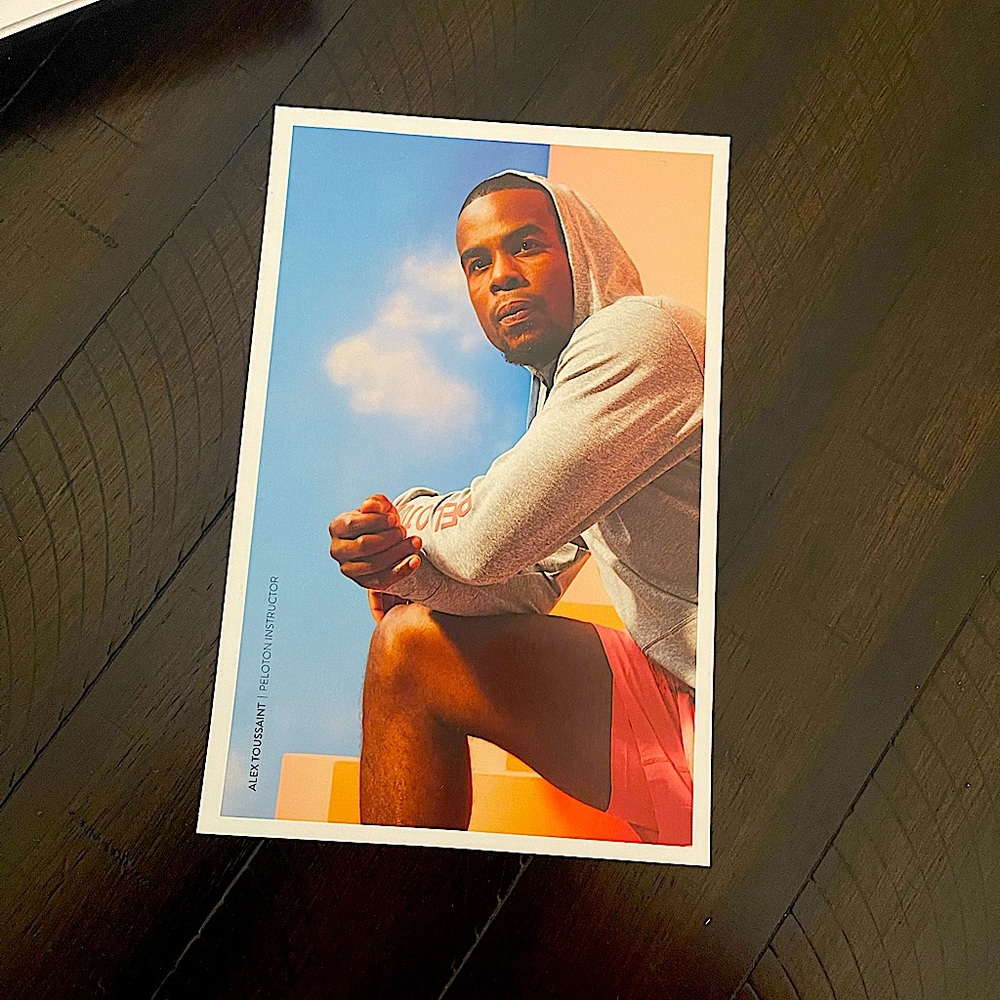 Peloton instructor card Alex Toussaint RARE NEW